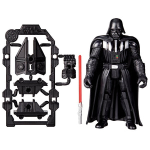 STAR WARS ActionVerse Darth Vader 4.5-Inch Action Figure & Accessories, Reusable Accessory Storage Rack, Toys for Boys & Girls Ages 4+