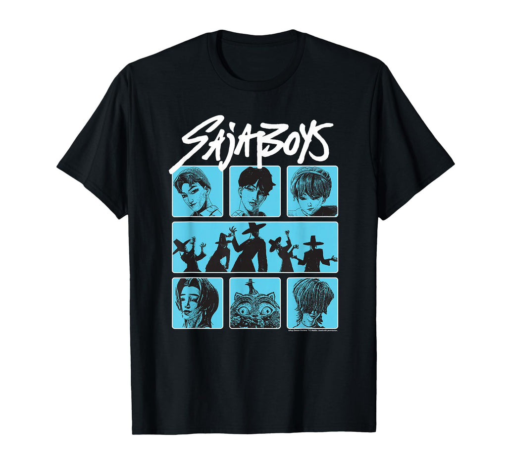 Kpop Demon Hunters Saja Boys Demon Group Poster T-Shirt