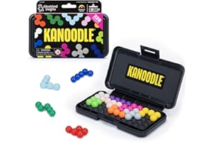 Educational Insights Kanoodle - Original 3D Brain Teaser Puzzle, Single Player Mind Challenge Toys, Handheld Travel Games, Challenging Logic Puzzles and Gifts for Kids, Teens & Adults Ages 7+