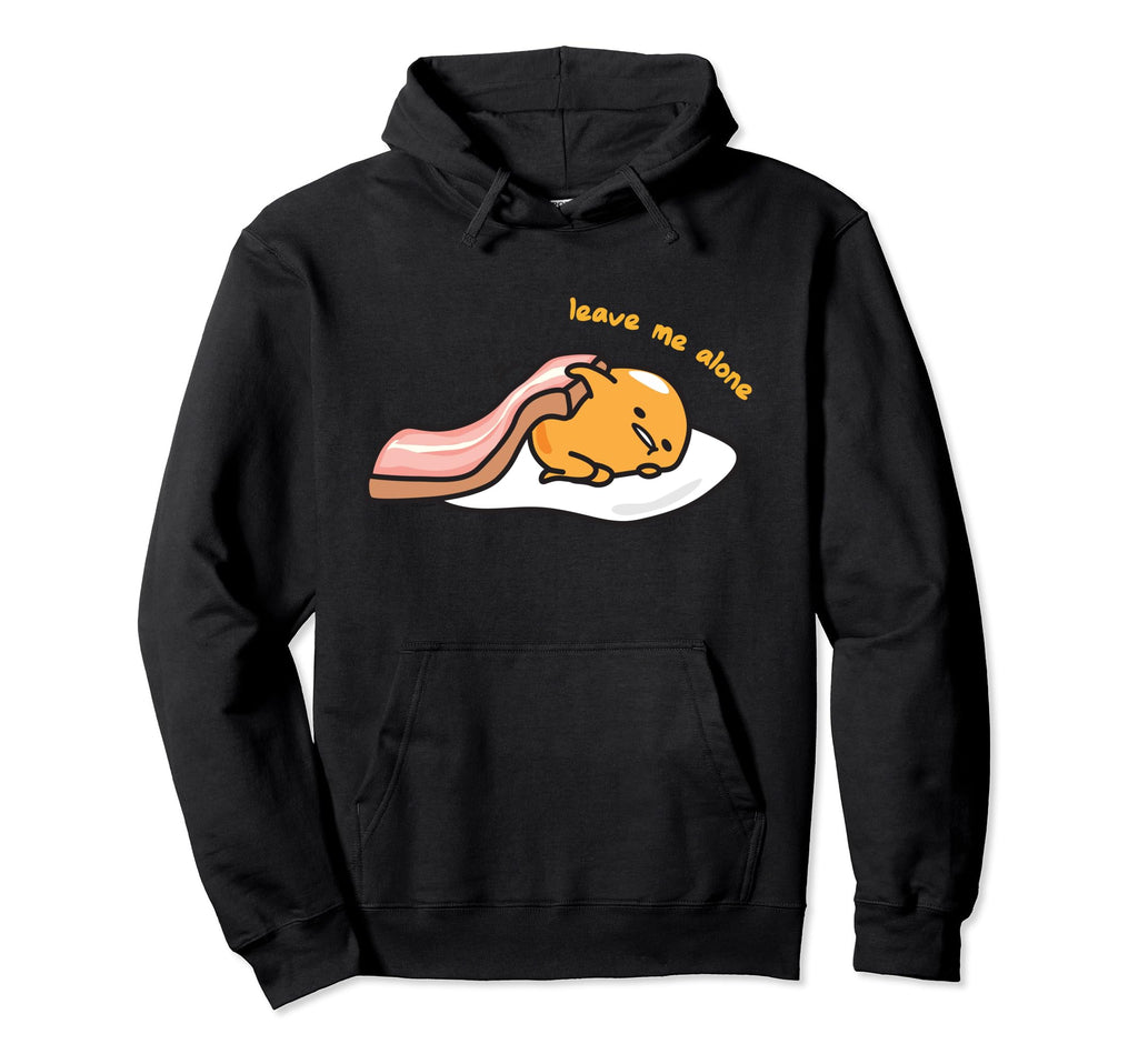 Gudetama "Leave Me Alone" Bacon Blanket Hoodie Pullover Hoodie