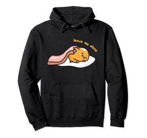 Gudetama "Leave Me Alone" Bacon Blanket Hoodie Pullover Hoodie