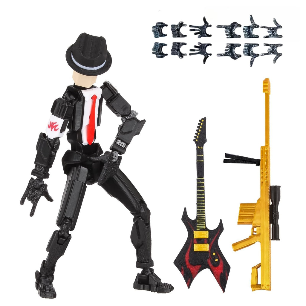 T13 Action Figure Assembly Completed, T13 Action Figures Set High 5.4 inches Tall, Office Desks , and Birthday Cake Decorations, Titan 13 Action Figure for Ultimate Gaming Action Figures Collection