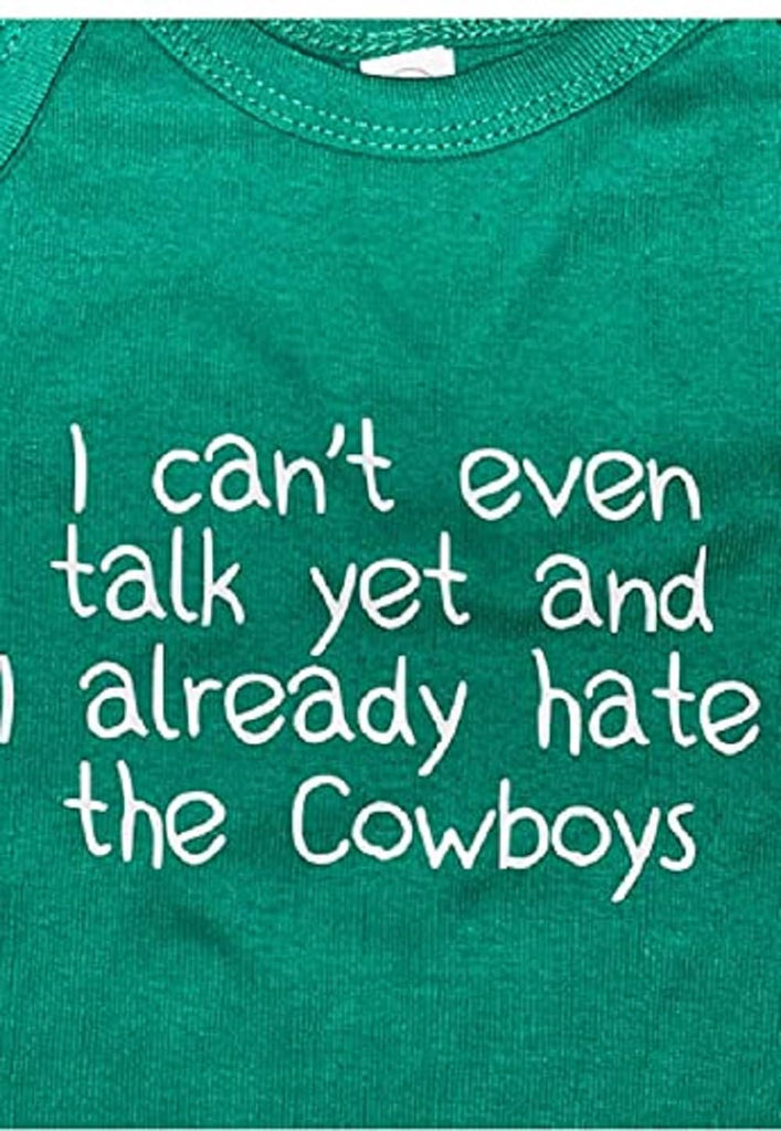 Eagles fans baby bodysuit onesie ® infant one piece hate the Cowboys custom funny football