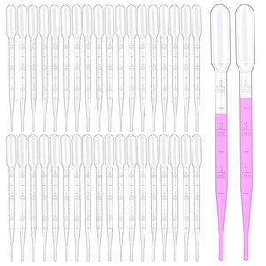 1000 PCS 3ml Pipette Dropper, Disposable Plastic Droppers Pipettes Accurate Liquid Dropper Clear Transfer Pipettes Graduated Ml Eye Droppers for Crafts Essential Liquids Laboratory Science Experiment