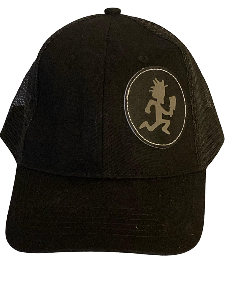 ICP Hatchman Juggalo Mesh Trucker Baseball Cap with Black Leatherette Patch