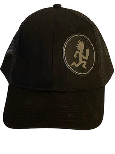 ICP Hatchman Juggalo Mesh Trucker Baseball Cap with Black Leatherette Patch