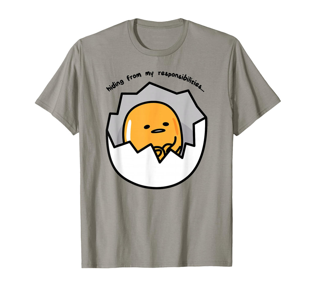 Gudetama the Lazy Egg Hiding from Responsibilities T-Shirt