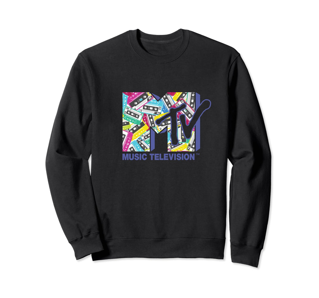 Mademark x MTV - The official MTV Logo with the classic 80s tapes Sweatshirt
