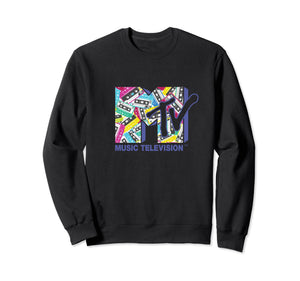 Mademark x MTV - The official MTV Logo with the classic 80s tapes Sweatshirt