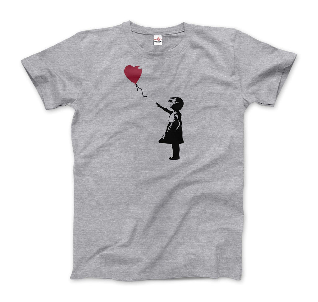 Banksy - Girl with Red Balloon, Street Art, Grafitti T-Shirt (Adults, Kids, Short & Long Sleeve)