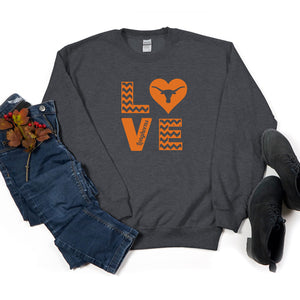 Love My Longhorns Sweatshirt, Texan Sweatshirts, Longhorns Sweatshirt, Texas Fair Sweatshirt, Go Longhorns, Texas Lovers Sweatshirt, Texas Sweatshirt, Womens Sweatshirts.