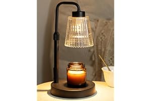 GODONLIF Candle Warmer Lamp with Timer Dimmable, Birthday Gifts for Women Mom, House Warming Gifts New Home Decor, Wax Melt Warmer for Jar Candles with 2 Bulbs