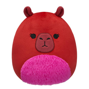 Squishmallows Original 8-Inch Marcia Maroon Capybara - Official Jazwares Plush (Little)