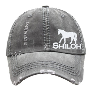 Women's Embroidered Optional Horse Custom Text Name Hat, Baseball or High Ponytail Cap, Cute Sewn Gift Present Equestrian Clothing Gear for Owner Wife Mom Daughter Sister Friend, Custom Personalized