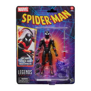 Marvel Legends Series Uncanny Spider-Man (Nightcrawler), Retro Cardback Comics Collectible 6-Inch Scale Action Figure