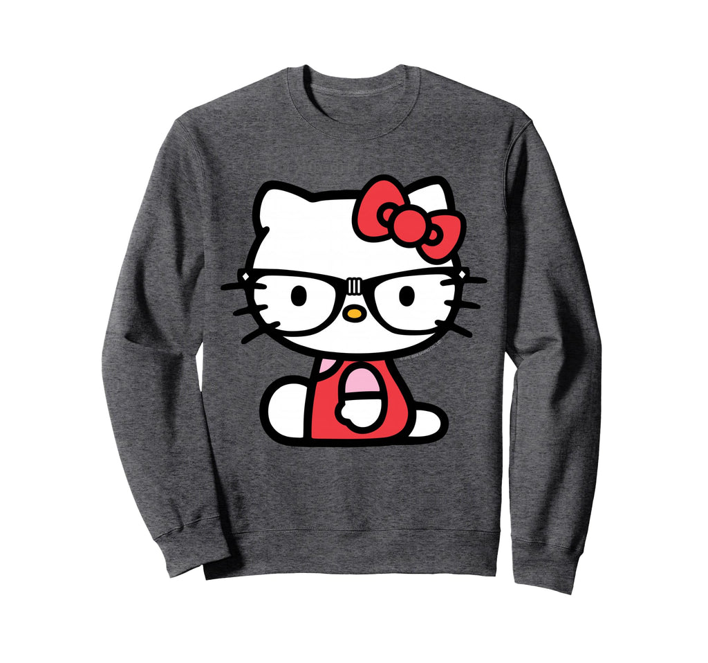Hello kitty Nerd Glasses Sweatshirt Sweatshirt