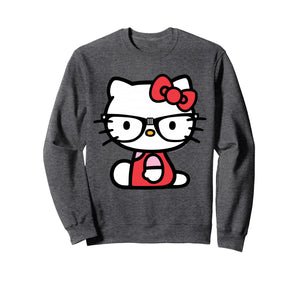 Hello kitty Nerd Glasses Sweatshirt Sweatshirt
