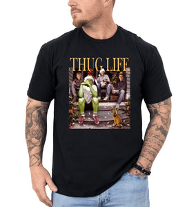 Christmas Shirt, Christmas Sweatshirt, Thug Life Christmas Shirt, Christmas Movies Characters Tshirt, Christmas Ugly Tshirt, Christmas Movie Tshirt, Christmas Green Movie Character
