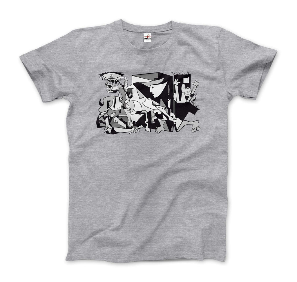 Art-O-Rama Guernica 1937 Artwork Reproduction T-Shirt (Adults, Kids, Short & Long Sleeve) Black