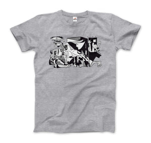 Art-O-Rama Guernica 1937 Artwork Reproduction T-Shirt (Adults, Kids, Short & Long Sleeve) Black
