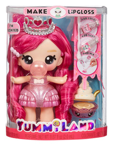 Yummiland Large Doll + Lipgloss Pet- Bianca Bubblegum, Age 4+