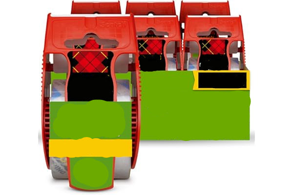 Scotch packaging tape with 'Sure Start' and 'Strong Hold' labels on a white background