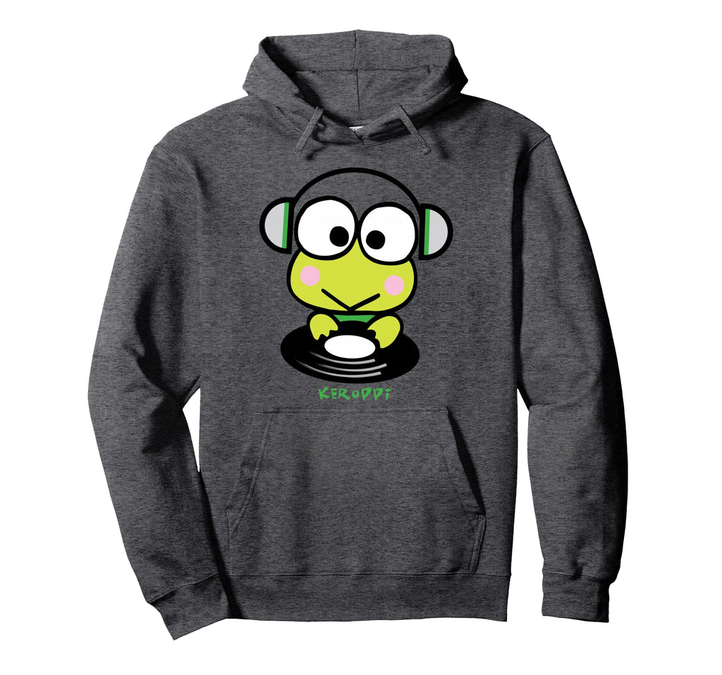Keroppi DJ Record Spin Hoodie Pullover Hoodie