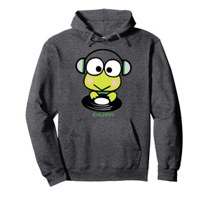 Keroppi DJ Record Spin Hoodie Pullover Hoodie