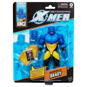 Marvel Legends Series Marvel's Beast, Astonishing X-Men Comics-Inspired Collectible 6-Inch Scale Action Figure with Character-Sized Comic Accessory