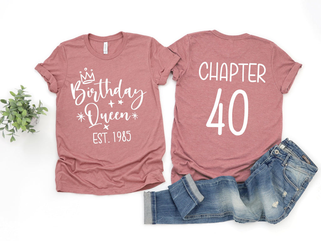 Birthday Queen T-Shirt,Birth Year Outfit,Chapter Shirt, Unisex King Princess Sand