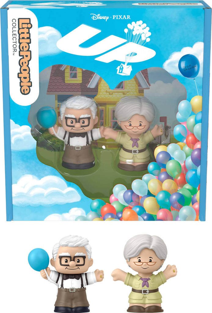 Little People Collector Disney and Pixar UP Special Edition Set for Movie Fans, 2 Character Figures in a Display Package