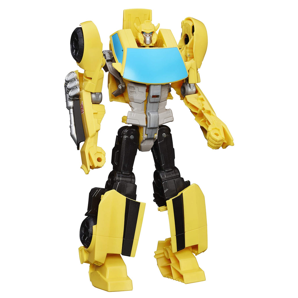 Transformers Toys Heroic Bumblebee Action Figure - Timeless Large-Scale Figure, Changes into Yellow Toy Car, 11"