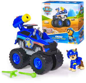 Paw Patrol: Rescue Wheels Chase’s Cruiser, Toy Truck with Projectile Launcher and Collectible Action Figure, Kids Toys for Boys & Girls Ages 3 and up