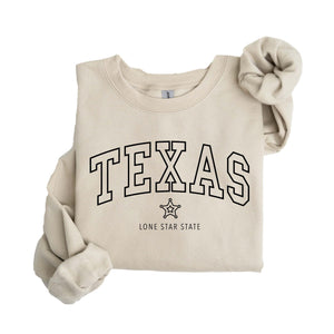 Texas Sweatshirt, Texas State, The Lone Star State, Texas shirt, Vacation Shirt, Austin Shirt, Houston Sweatshirt, Gift For Men or Women Sand