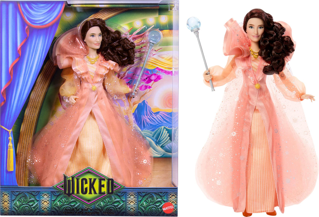 ?Mattel Universal Pictures’ Wicked Magical Wise Woman – Sun Fashion Doll with Removable Deluxe Outfit & Accessory, Inspired by The Movie