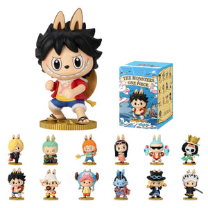POP MART The Monsters × One Piece Series Figures Blind Box Figures, Random Design Action Figures Collectible Toys Home Decorations, Holiday Birthday Gifts for Girls and Boys, Single Box