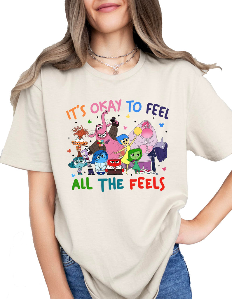 Halloween Shirt for Woman, It's Okay to Feel All The Feels Shirt & Sweatshirt Multicolor