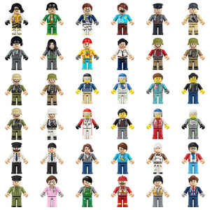 36PCS Minifigures, Mini Figure Toy, Action Figure Stuffer, Minifigures Building Bricks Mini People, Boys Girls Gift for Christmas Stockings, Birthday Cake Decorations, Easter Eggs, Party Favors