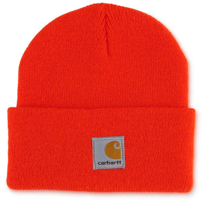 Carhartt Baby-Boys Infant Acrylic Watch Hat, Blaze Orange, Infant/Toddler