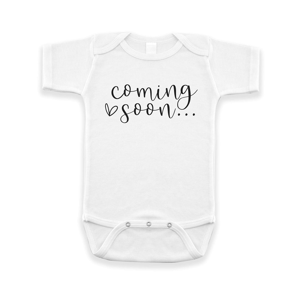 Pineapple Pancake Kids Pregnancy Announcement Coming Soon Infant Bodysuit for Grandparents Aunts Uncles