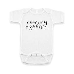 Pineapple Pancake Kids Pregnancy Announcement Coming Soon Infant Bodysuit for Grandparents Aunts Uncles