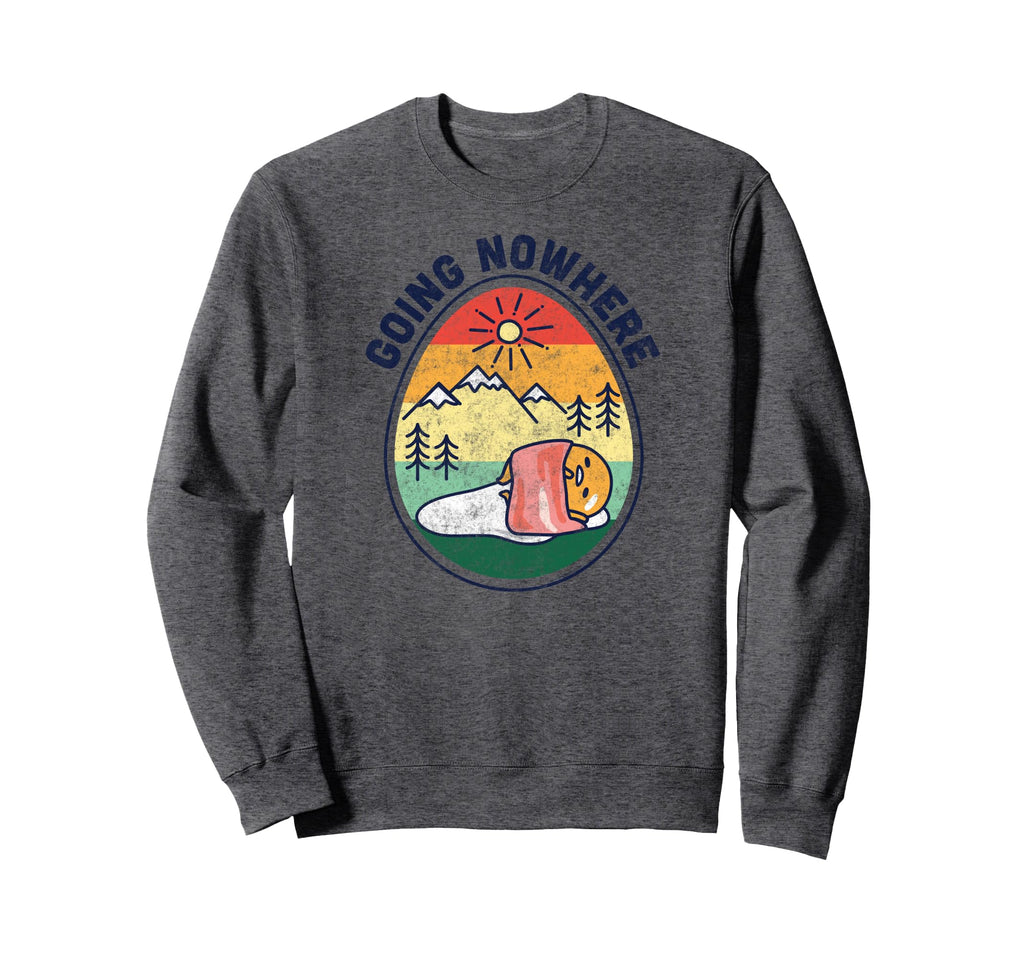 Gudetama the Lazy Egg Camping Going Nowhere Sweatshirt