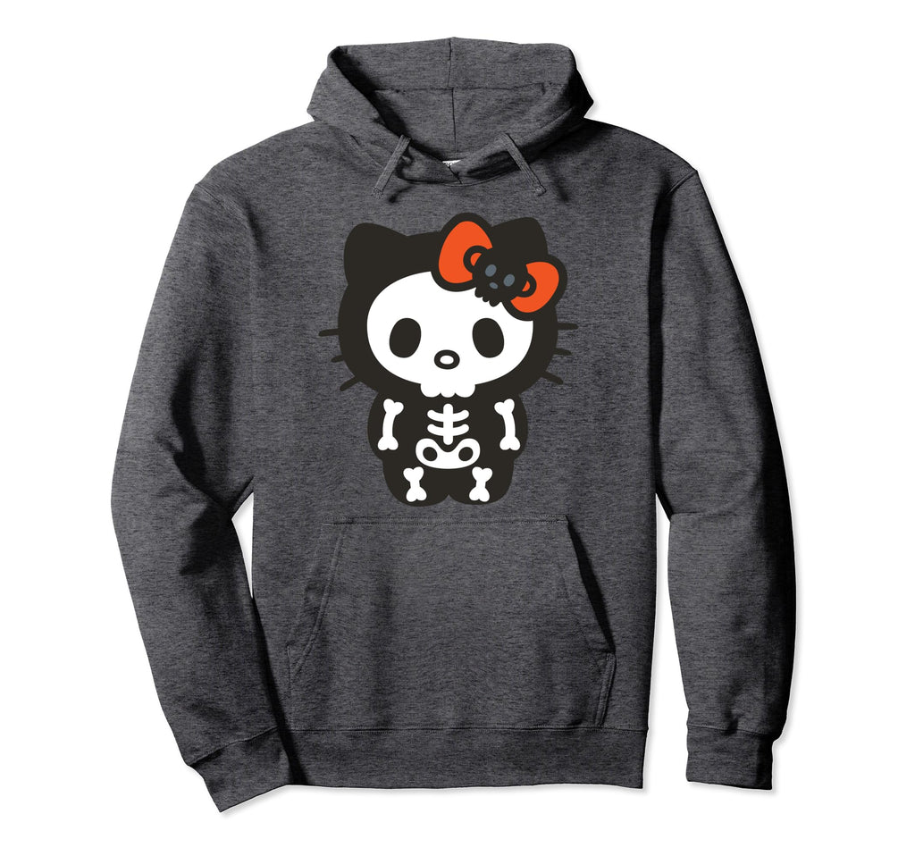 Hello Kitty Skeleton Halloween Hoodie Pullover Hoodie