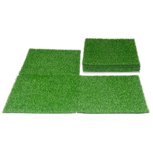 Artificial Grass Patch 6x6 Inch,Realistic Synthetic Turf with Drainage Holes,Grass Mat Decor for Miniature Ornament Dollhouse DIY Decoration Crafts Fairy Garden