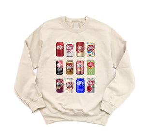 Soda Sweatshirt, Halloween Sweatshirts, Vintage Crewneck Sweatshirt, Pop Merch, Gifts for Women Beige