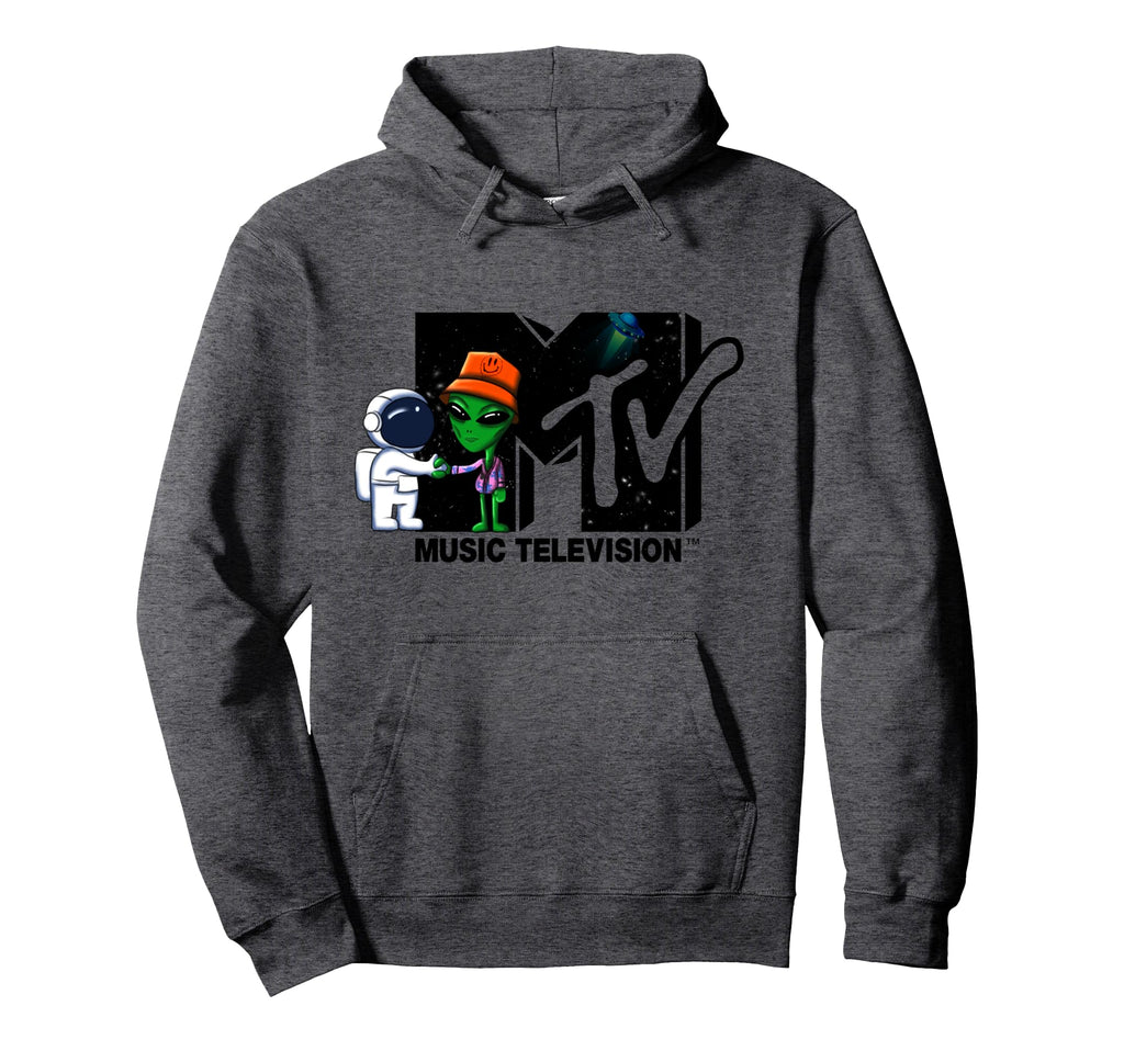 Mademark x MTV - The official MTV Logo - Astronaut meets Alien in Space Pullover Hoodie