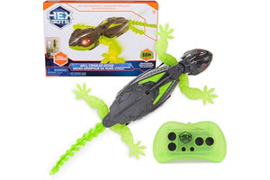 HEX BOTS Wall Crawler Gecko with Official Wall Climber Technology, Rechargeable Remote Control Robot Kids Toys, Prank Toys for Boys & Girls Ages 4 & Up