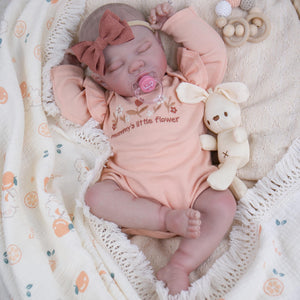 Milidool Realistic Reborn Baby Dolls-20 Inch Real Life Baby Dolls Girl Lifelike Baby Doll for 3+ Years Old