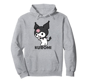 Sanrio Kuromi Backside Logo Hoodie Pullover Hoodie