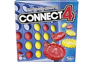 Hasbro Gaming Connect 4 Classic Grid,4 in a Row Game,Strategy Board Games for Kids,2 Player .for Family and Kids,Ages 6 and Up